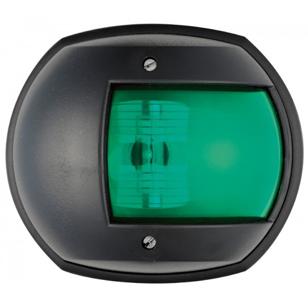 Feu de navigation tribord Maxi 20 noir 112,5° 12 V - N°1 - comptoirnautique.com