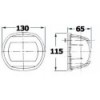 Feu de navigation proue Maxi 20 blanc 12 V - N°2 - comptoirnautique.com
