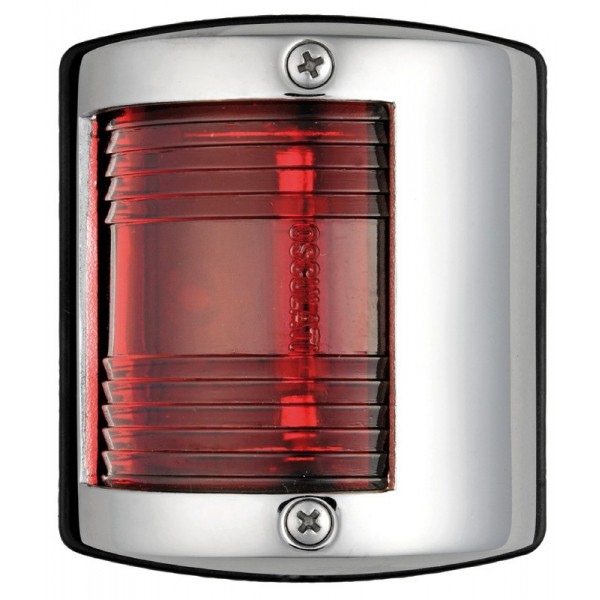 Feu de navigation bâbord Utility 85 acier/112,5° - N°1 - comptoirnautique.com