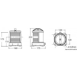 Luce di navigazione a 360°...