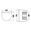 Luce di navigazione a dritta 112,5° Utility77 bianco - N°2 - comptoirnautique.com