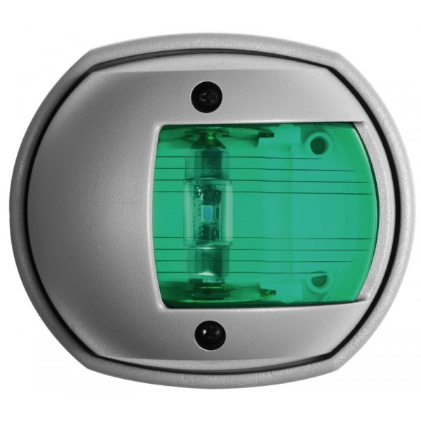 Luce di navigazione a LED a tribordo 112,5° Grigio compatto - N°1 - comptoirnautique.com