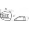 Luci di navigazione NEMO a dritta/porta 112,5° LED - montaggio verticale - N°2 - comptoirnautique.com