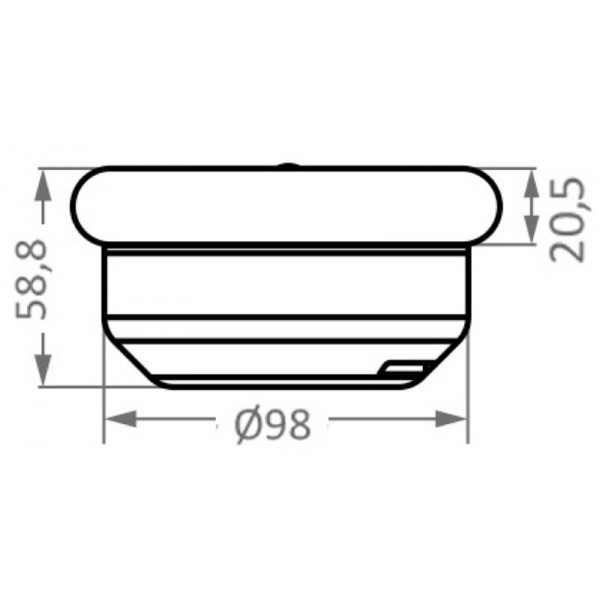 Discovery - Luce di navigazione LED a 360° in testa d'albero - N°1 - comptoirnautique.com