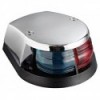 Luce di navigazione bicolore rossa/verde con calotta cromata - N°1 - comptoirnautique.com