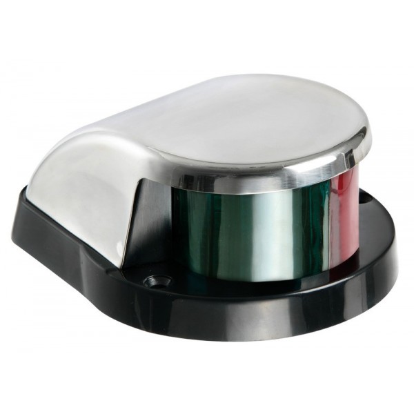 Two-tone LED bow light with stainless steel cap - N°1 - comptoirnautique.com