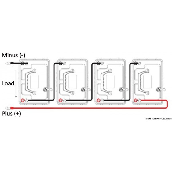 Batterie au lithium p.équipement LIFO 12,8 V 68 Ah  - N°4 - comptoirnautique.com