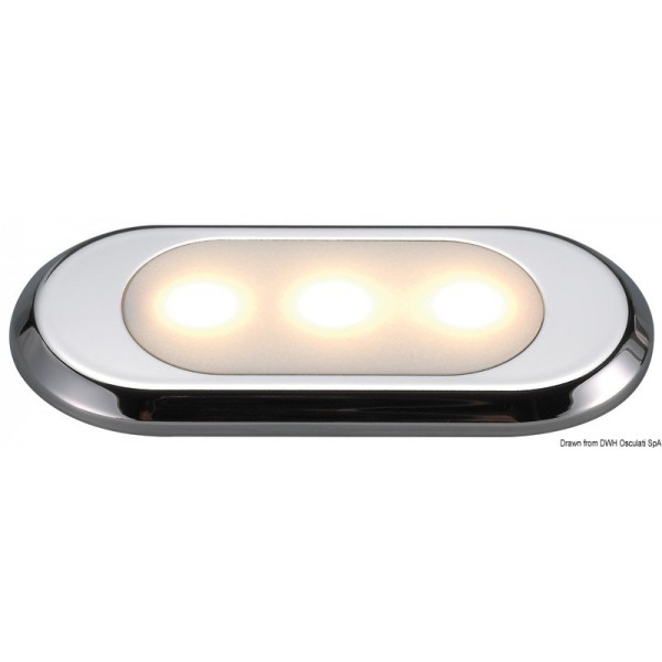 Luce di cortesia anteriore ultrapiatta Oculus 30 Lumen - N°1 - comptoirnautique.com