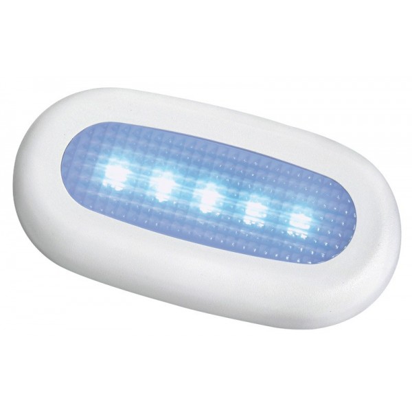 Luz de cortesia impermeável de 5 LEDs, azul - N°1 - comptoirnautique.com 