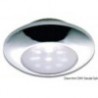 Plafoniera impermeabile cromata con LED bianchi