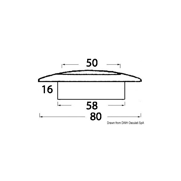 Plafoniera impermeabile cromata con LED bianchi - N°2 - comptoirnautique.com