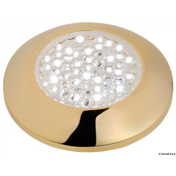 Plafoniera LED dorata impermeabile - N°1 - comptoirnautique.com