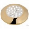 Plafoniera LED dorata impermeabile