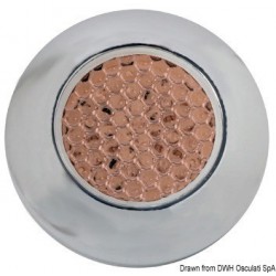 Candeeiro de teto cromado à...