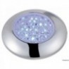 Plafoniera impermeabile cromata a LED blu