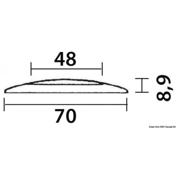 Plafoniera a LED bianca senza involucro - N°2 - comptoirnautique.com