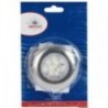 Plafoniera con terminale in acciaio inox 6 LED blu