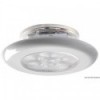 Ceiling light stainless steel housing white finish 6 LED white - N°2 - comptoirnautique.com