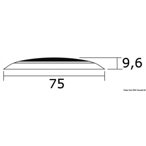 Plafoniera con 3 LED bianchi - N°3 - comptoirnautique.com