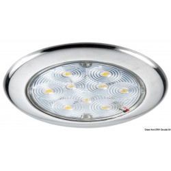 Plafoniera con 9 LED bianchi