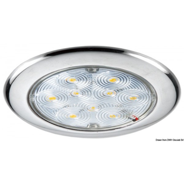 Plafoniera con 9 LED bianchi - N°1 - comptoirnautique.com