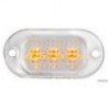 Luce di cortesia a 3 LED in policarbonato senza anello