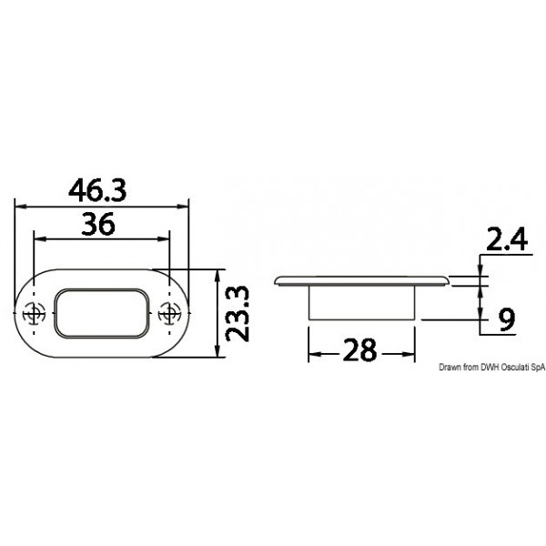 Luce di cortesia a 3 LED in policarbonato senza anello - N°2 - comptoirnautique.com