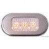 Luce di cortesia in policarbonato con 3 LED gialli