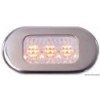 Luce di cortesia in policarbonato con 3 LED gialli - N°1 - comptoirnautique.com