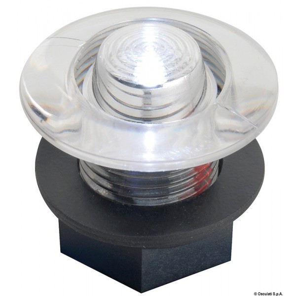 Höflichkeitslicht Polycarbonat transp. LED weiß - N°1 - comptoirnautique.com