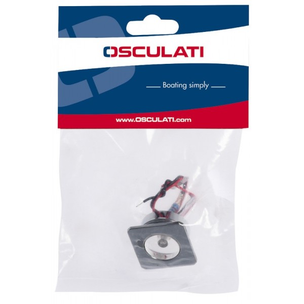 Luce di cortesia a LED blu quadrata - N°1 - comptoirnautique.com