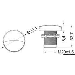 Luz de cortesía LED redonda...