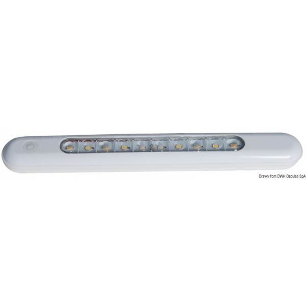 Wasserdichte LED-Deckenleuchte zum Aufstellen 310x40x15 mm - N°1 - comptoirnautique.com 