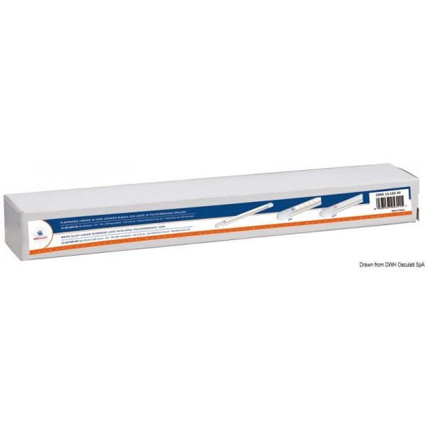 Plafoniera lineare con 14 LED bianchi da 12 V - N°2 - comptoirnautique.com