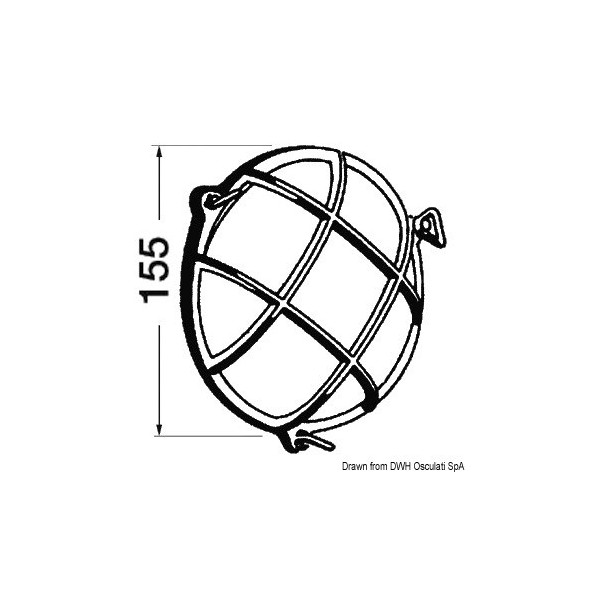 Faretto impermeabile in ottone cromato - N°2 - comptoirnautique.com