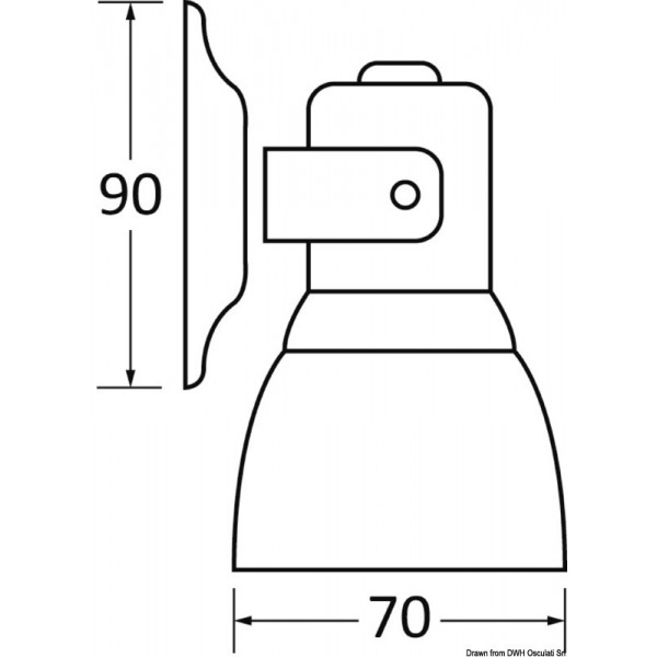 Faretto De Luxe 5/12 W 12 V - N°2 - comptoirnautique.com