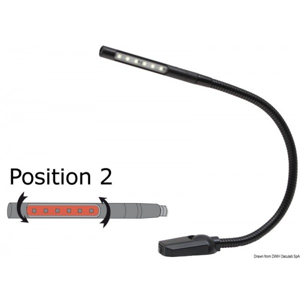 Lettore di schede Labcraft ML con braccio flessibile a LED - N°1 - comptoirnautique.com