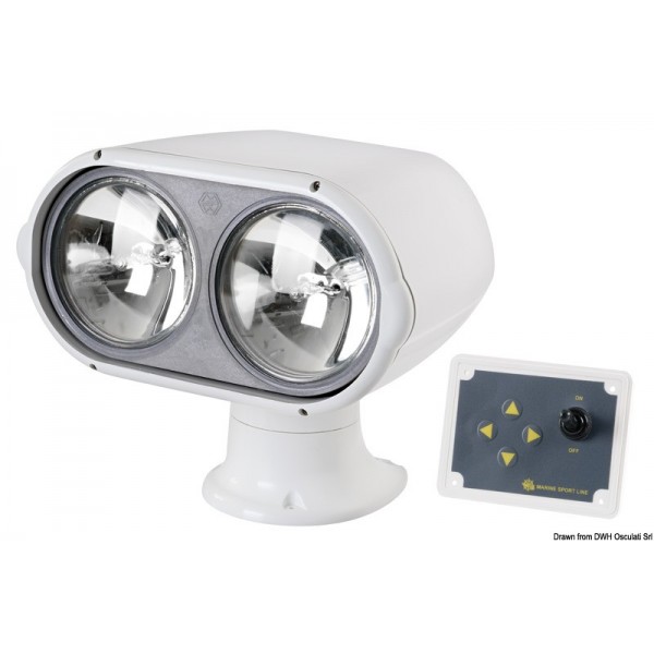 Faretto Night Eye con 2 lampadine impermeabili da 12 V - N°1 - comptoirnautique.com