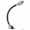 3 W black leather-covered spotlight