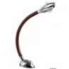 Faretto 3 W rivestito in pelle marrone