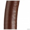 Brown leather-covered 3 W spotlight - N°2 - comptoirnautique.com 