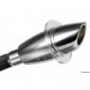 Brown leather-covered 3 W spotlight - N°4 - comptoirnautique.com