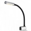 Articulated LED spotlight stainless steel silicone black - N°1 - comptoirnautique.com 