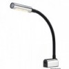 Articulated LED spotlight stainless steel silicone black - N°1 - comptoirnautique.com