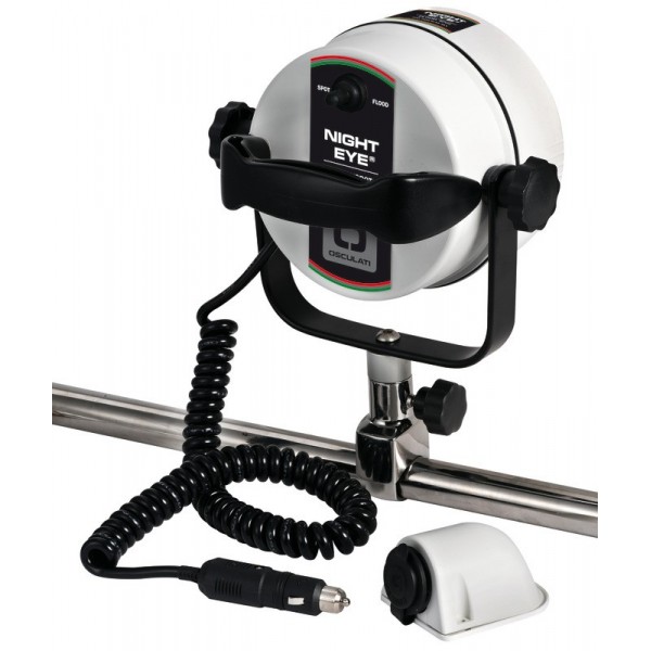 Faretto Night Eye in ottone cromato 12 V - N°1 - comptoirnautique.com