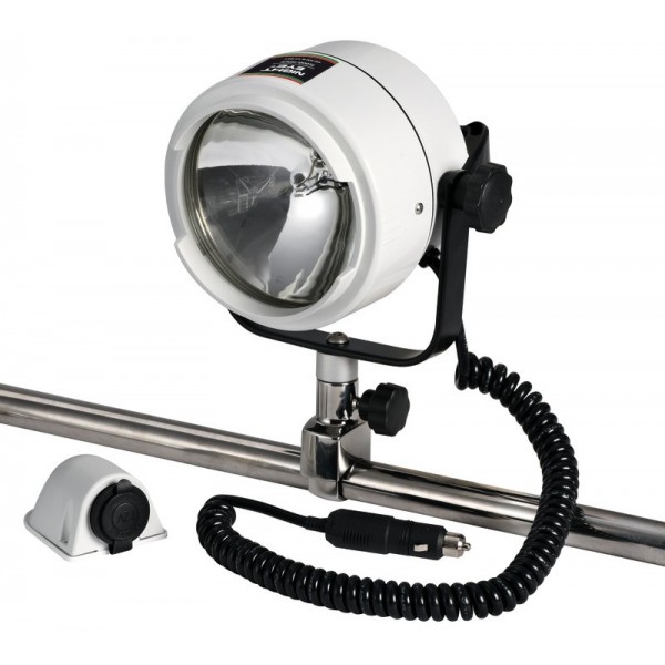 Chrome-plated brass Night Eye spotlight 12 V - N°2 - comptoirnautique.com