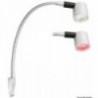 Faro flessibile a 6 LED argento titanio