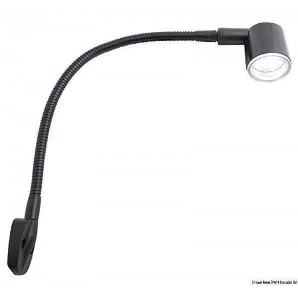 Faretto flessibile con 6 LED SMD 8/30 V 130 mm - N°1 - comptoirnautique.com