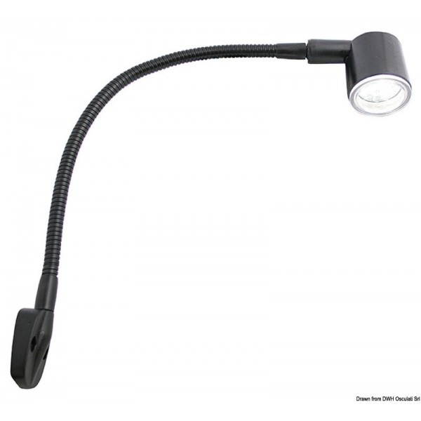 Flexible spotlight with 6 SMD LED 8/30 V 130 mm - N°1 - comptoirnautique.com 