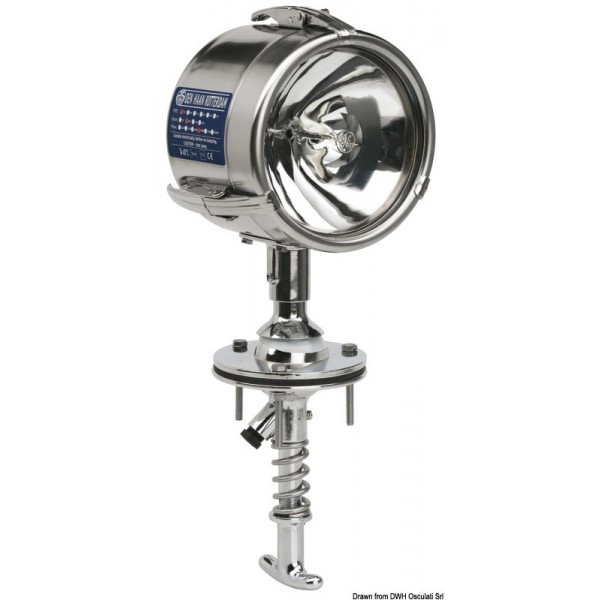 DHR 12 V 145 mm swivel indoor spotlight - N°2 - comptoirnautique.com